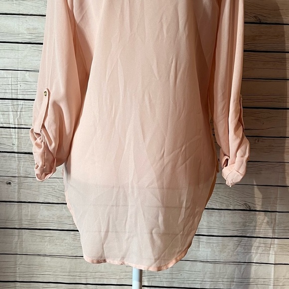 Indulge In Style Faux Wrap Blouse - Picture 10 of 13